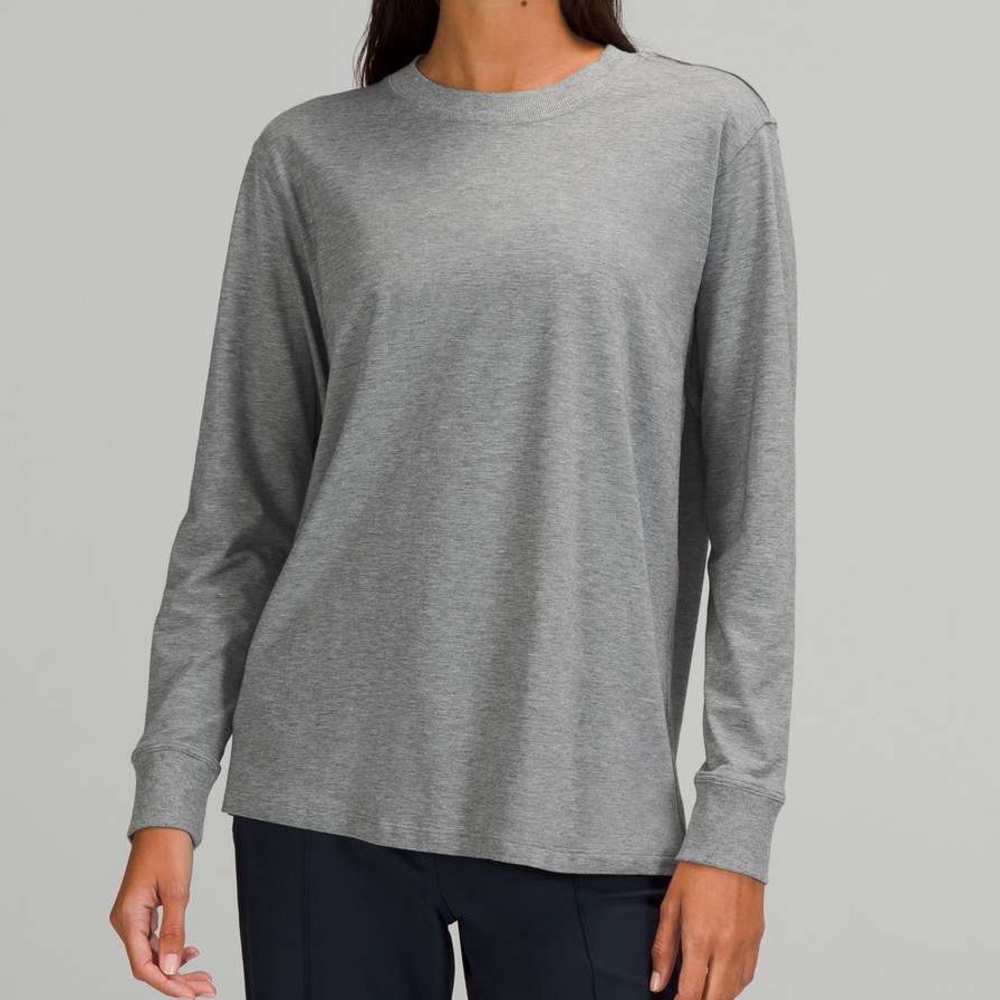 Lululemon Athletica Heather Gray Tee